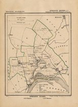Historische kaart, plattegrond van gemeente Bemmel ( Bemmel en Ressen) in Gelderland uit 1867 door Kuyper van Kaartcadeau.com