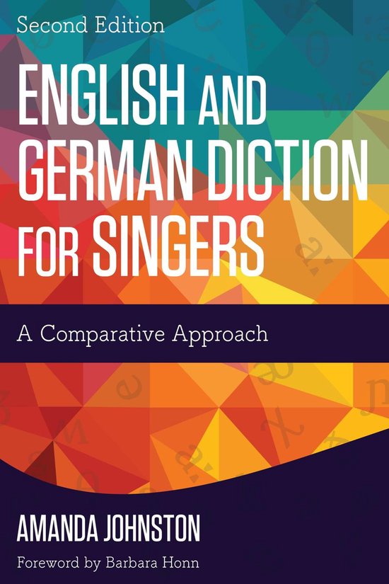 Boek cover English and German Diction for Singers van Amanda Johnston (Onbekend)