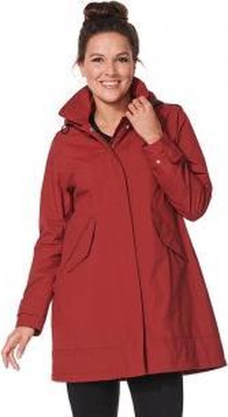 A-Line coat Doris deep red; size XL | bol.com