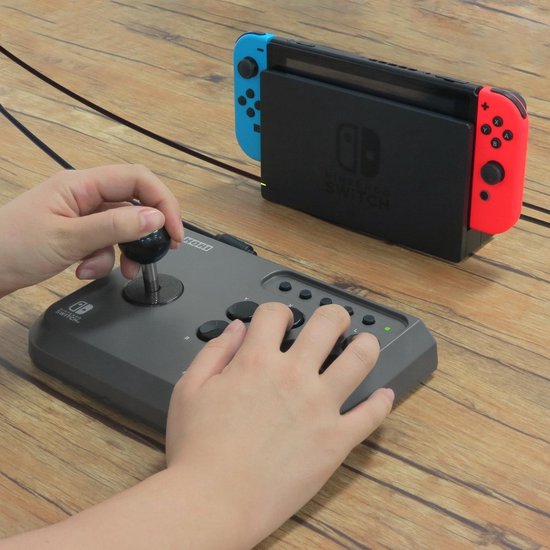 Hori Nintendo Switch PC Fighting Stick Mini Zwart bol