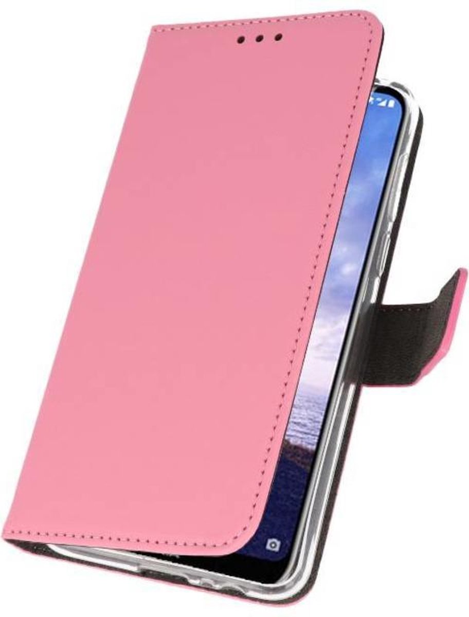 Bestcases Pasjeshouder Telefoonhoesje Nokia 6.1 Plus - Roze