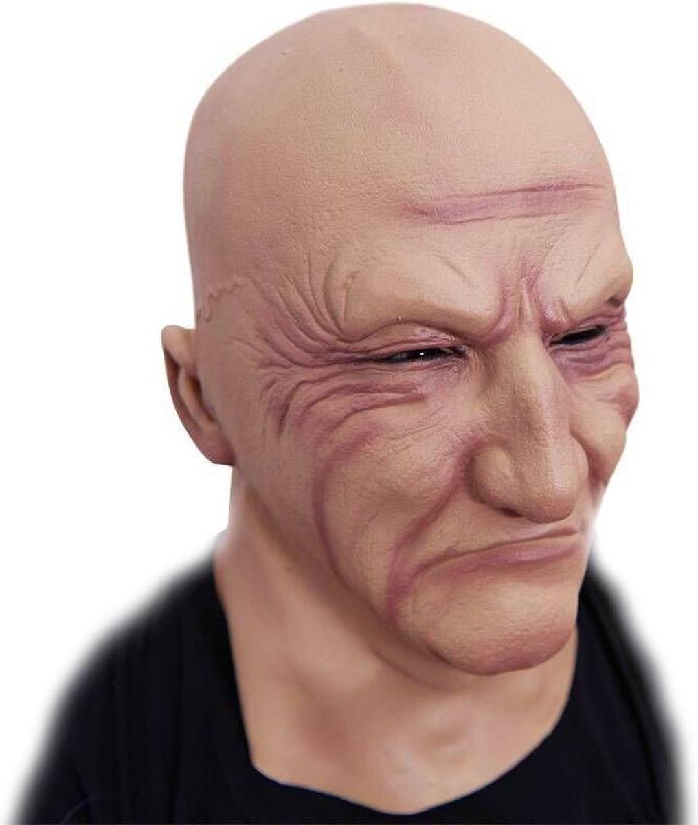 Masker Oude, Kale Man - Grumpy Old Man Carnaval Masker | Bol.Com