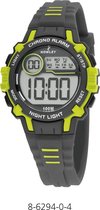 Nowley 8-6294-0-4 digitaal horloge 35 mm 100 grijs/ groen