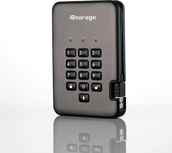 iStorage diskAshur PRO2 2000GB Zwart, Grafiet externe harde schijf van Merkloos — afbeelding 4
