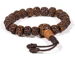 Mala Armband Gepolijste Rudraksha 21 Kralen