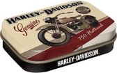 Harley-Davidson Flathead - Pepermunt - Metalen Blikje - Mint Box