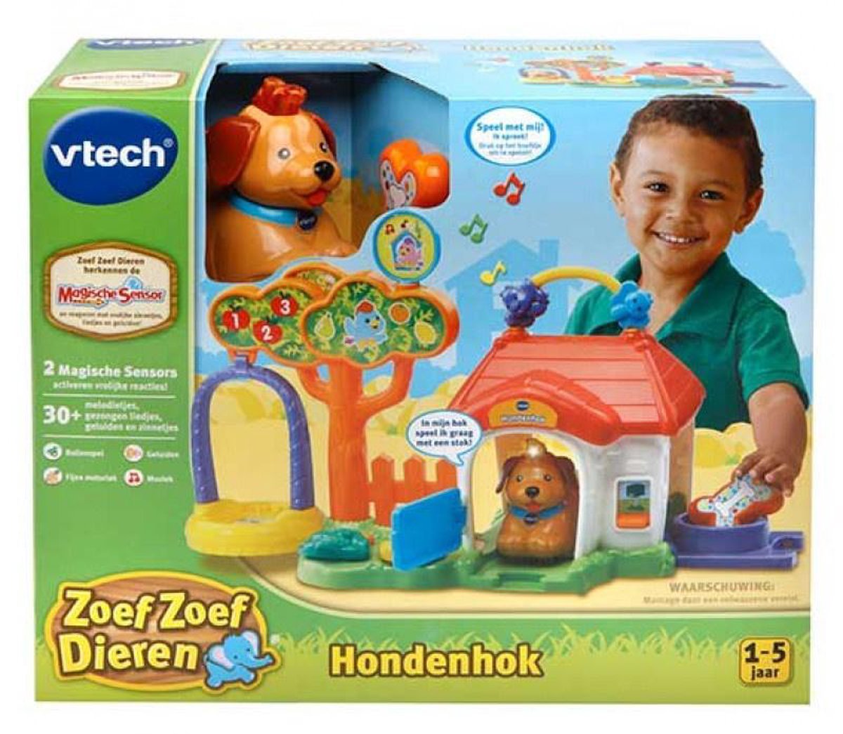 Chip bereiken als VTech Zoef Zoef Dieren Hondenhok - Speelset | bol.com