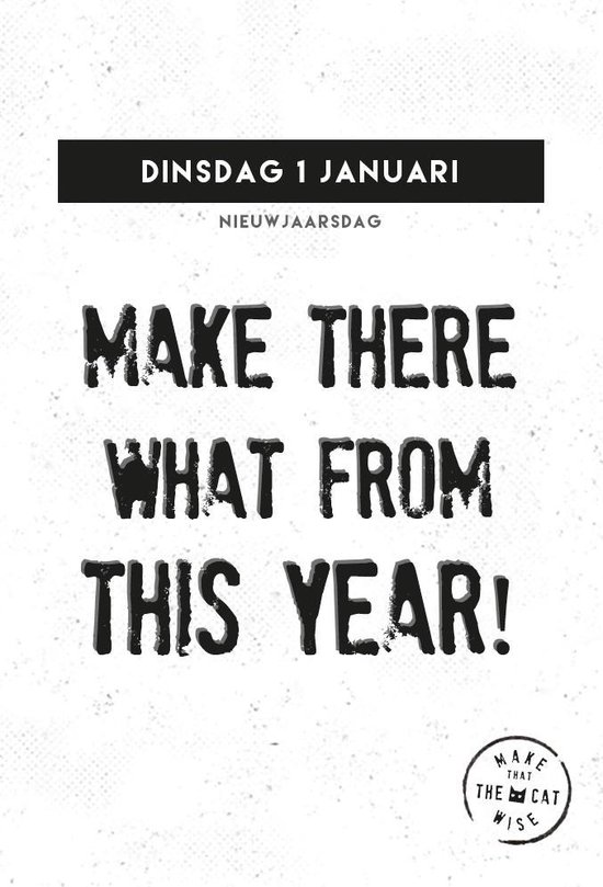 Make that the cat wise scheurkalender 2019