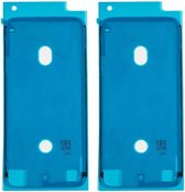 2 stuks -Voor Iphone 7 - 3M frame/behuizing sticker - wit