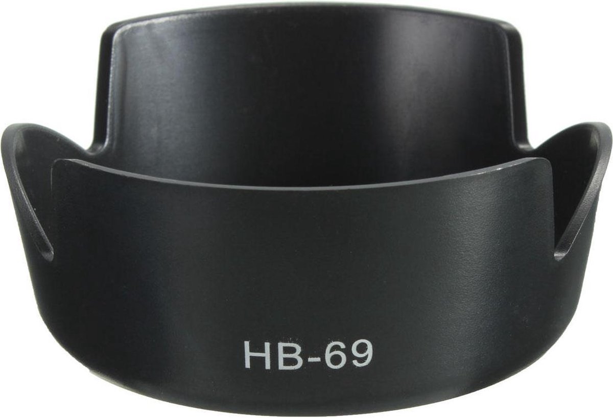 Zonnekap HB-69 voor Nikon AF-S DX 18-55 VR II met 52mm filtermaat