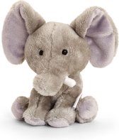 Keel Toys pluche olifant knuffel 14 cm - Dieren speelgoed olifanten knuffels