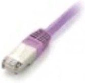 Equip 605657 Patch cable Cat.6A, S/FTP (PIMF) LSOH, purple, 0.5m