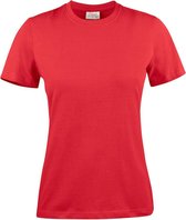 Printer T-shirt Lady 2264028 Rood - Maat S