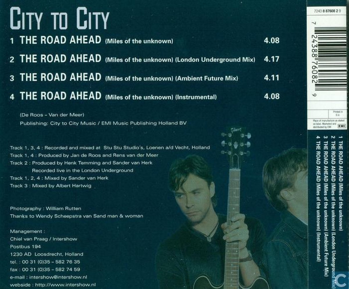 City To City The Road Ahead 4 Versions CD Maxi Single, City To City
