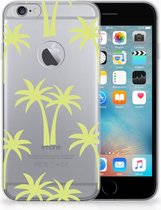 Geschikt voor iPhone 6 Plus | 6s Plus Uniek TPU Hoesje Palmtrees