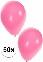 Ballonnen lichtroze 50 stuks