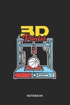 3D Printing Art Graphic Notebook