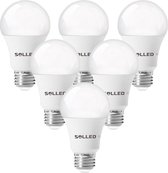 E27 LED lamp / bulb 9 wat (per  6 stuks)