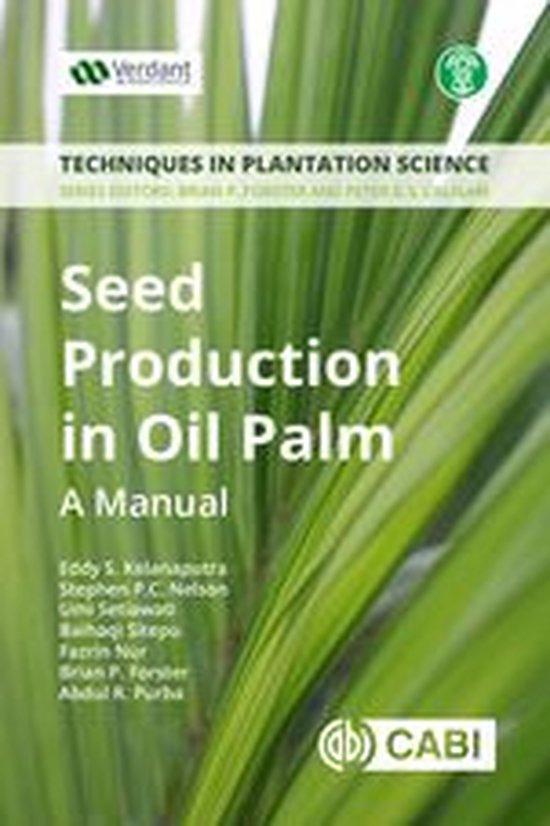 Techniques in Plantation Science 1 - Seed Production in Oil  ... - cover