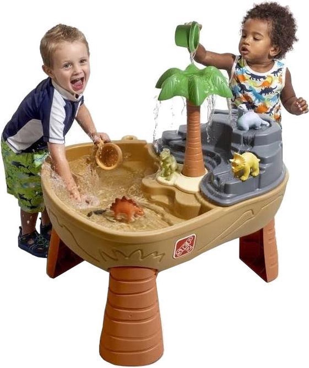 Step2 Dino Dig Zand & Watertafel - Zandtafel voor 15L water en 9 kg zand - Incl. 7 accessoires - Waterspeelgoed voor de tuin / buiten — afbeelding 14