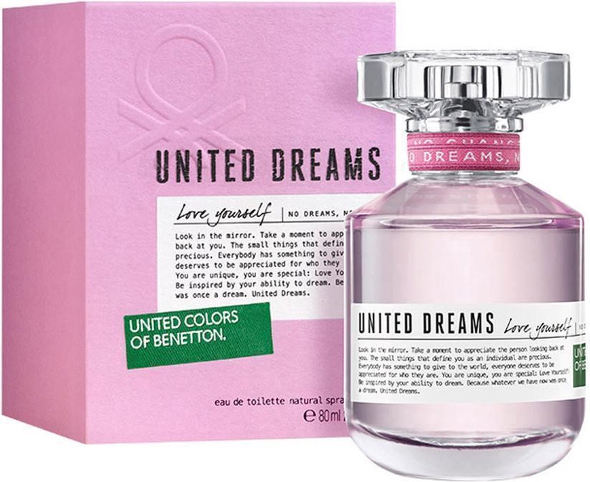 United Dreams Love Yourself by Benetton 80 ml - Eau De Toilette Spray