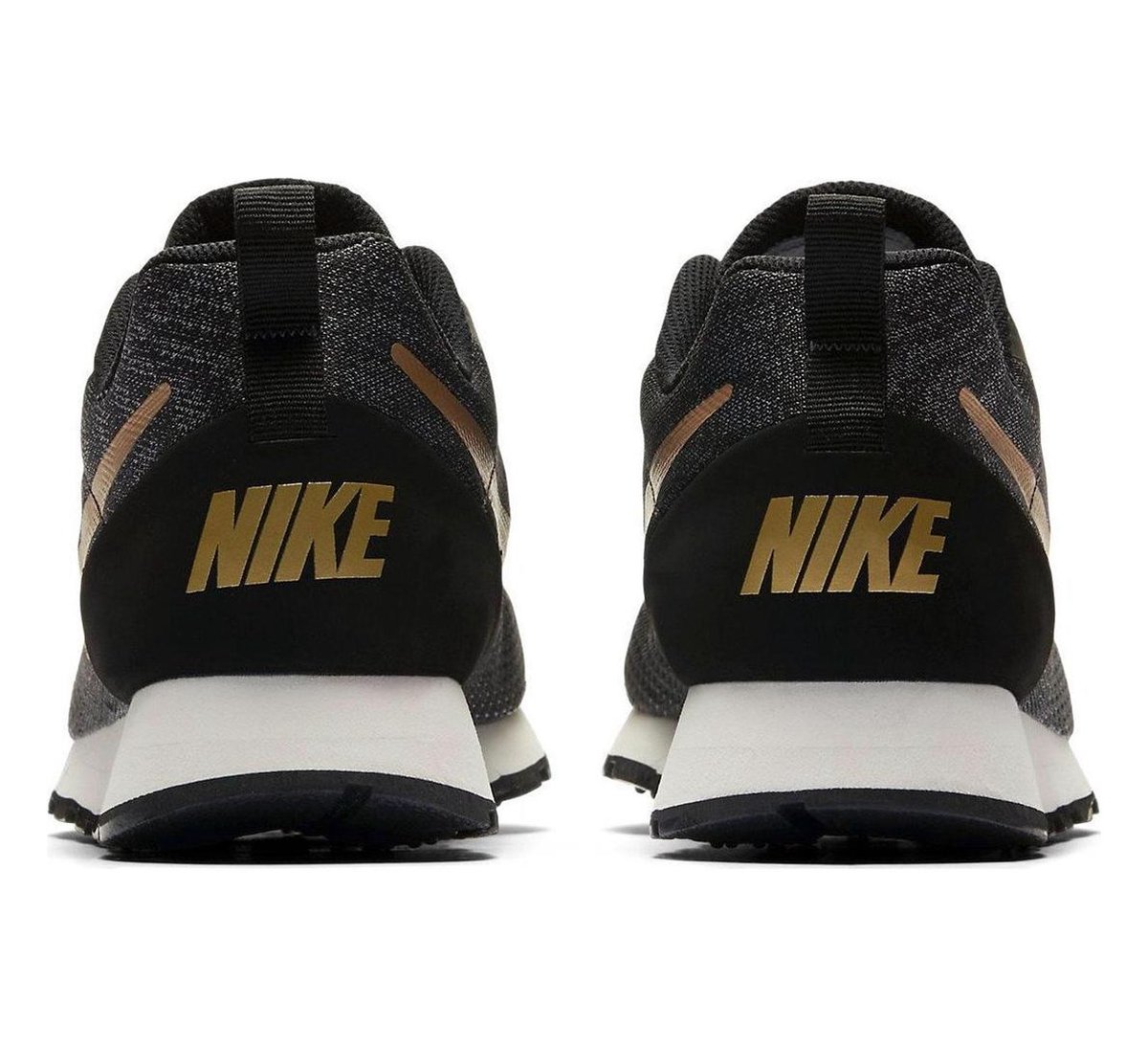 Nike MD Runner 2 ENG Mesh Sneakers Heren Sneakers - Maat 40.5 - Mannen -  zwart/grijs/goud | bol.com