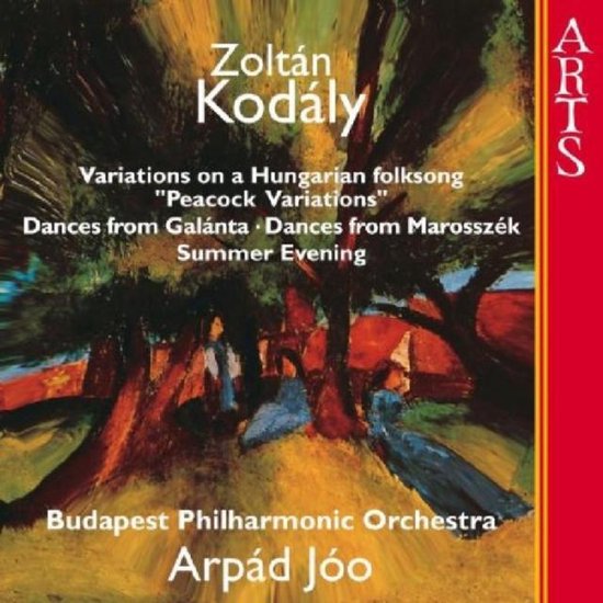Albumhoes met Zoltán Kodály, "Peacock Variations", Budapest Philharmonic Orchestra, Arpád Joo