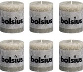 Bolsius Stompkaars 80/68 rustiek Krijt (per 6 stuks)