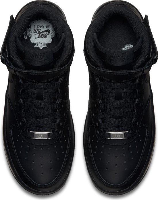 Nike AIR FORCE 1 MID 06 JUNIOR Zwart - Schoenen Hoge sneakers Kind € 79,90