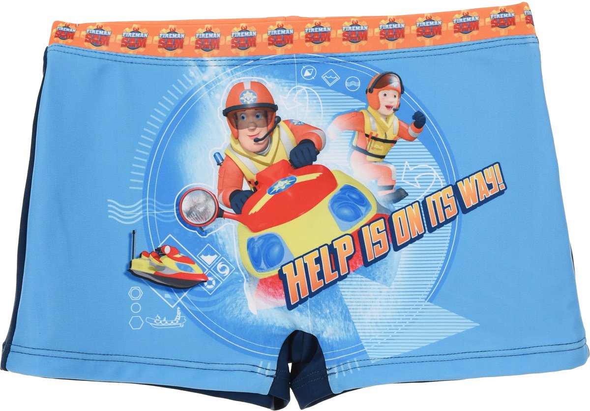Brandweerman Sam Zwembroek - Blauw - 94