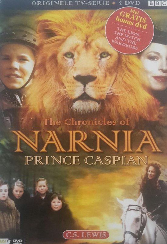 BBC The Chronicles of Narnia - Prince Caspian 2DVD Originele TV-Serie + Gratis Bonus DVD (The Lion, The Witch and The Wardrobe)