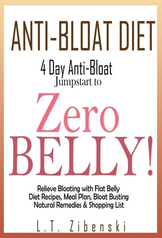 Flat Belly Diet Book, Zero Belly Diet Recipes - Anti-bloat D ... - cover