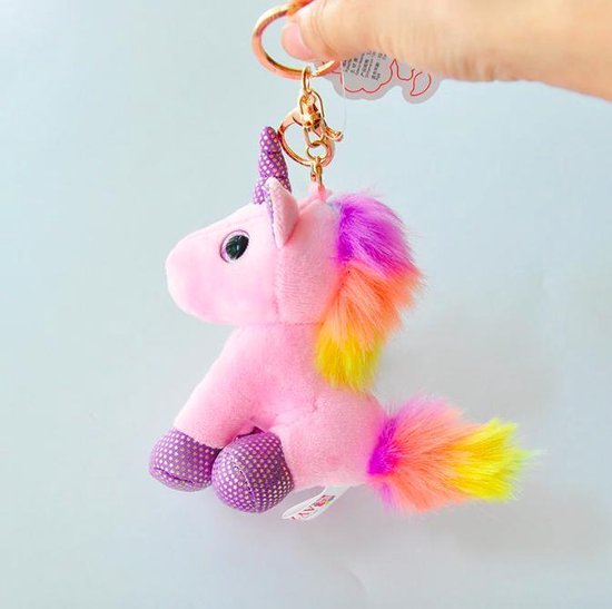 Unicorn sleutelhanger roze unicorn speelgoed - unicorn - verjaardagscadeau... | bol.com