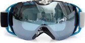 Skibril luxe lens silver blauw evo frame blauw X type 8 - ☀/☁