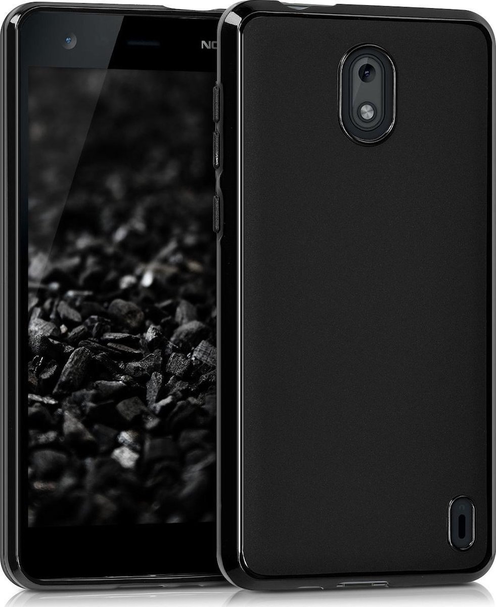 TPU Hoesje Geschikt voor: Nokia 2 - Back Cover - Zwart