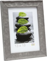 Deknudt Frames fotolijst S46HF7 - grijs - golfstructuur - hout - 20x25