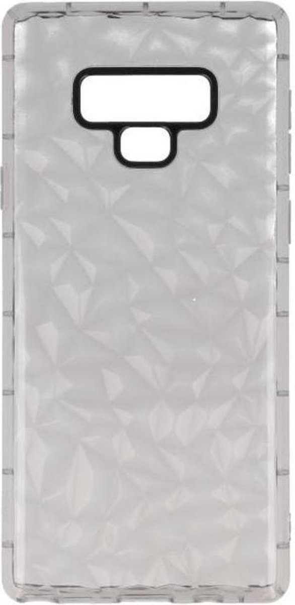 Grijze Geometric Style Siliconen Hoesje voor de Galaxy Note 9