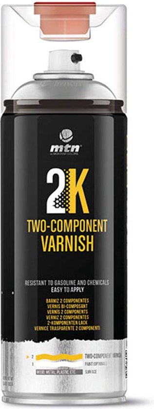 Krimpen scheuren hemel MTN Pro 2K Varnish 400ml - Glossy twee componenten lak spuitbus | bol.com