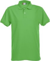 Premium heren polo grasgroen s