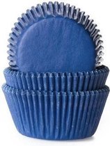 Cupcake Cups Donker Blauw 50x33mm. 500st.