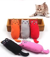 Catnip grappige knuffeldier|Katten speelgoed|Kattenkruid|Knuffeldier|Cabantis|Roze
