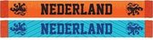 Sjaal holland oranje/blauw KNVB