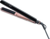 Bol.com Beurer HS 80 Stijltang - Haarstyler - Titanium coating - Triple Ionentechnologie - Magic LED-display - Afgeronde verende... aanbieding