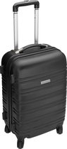 Reiskoffer - Trolley met 4 zwenkwieltjes  - zwart - ABS - 18'/46 cms
