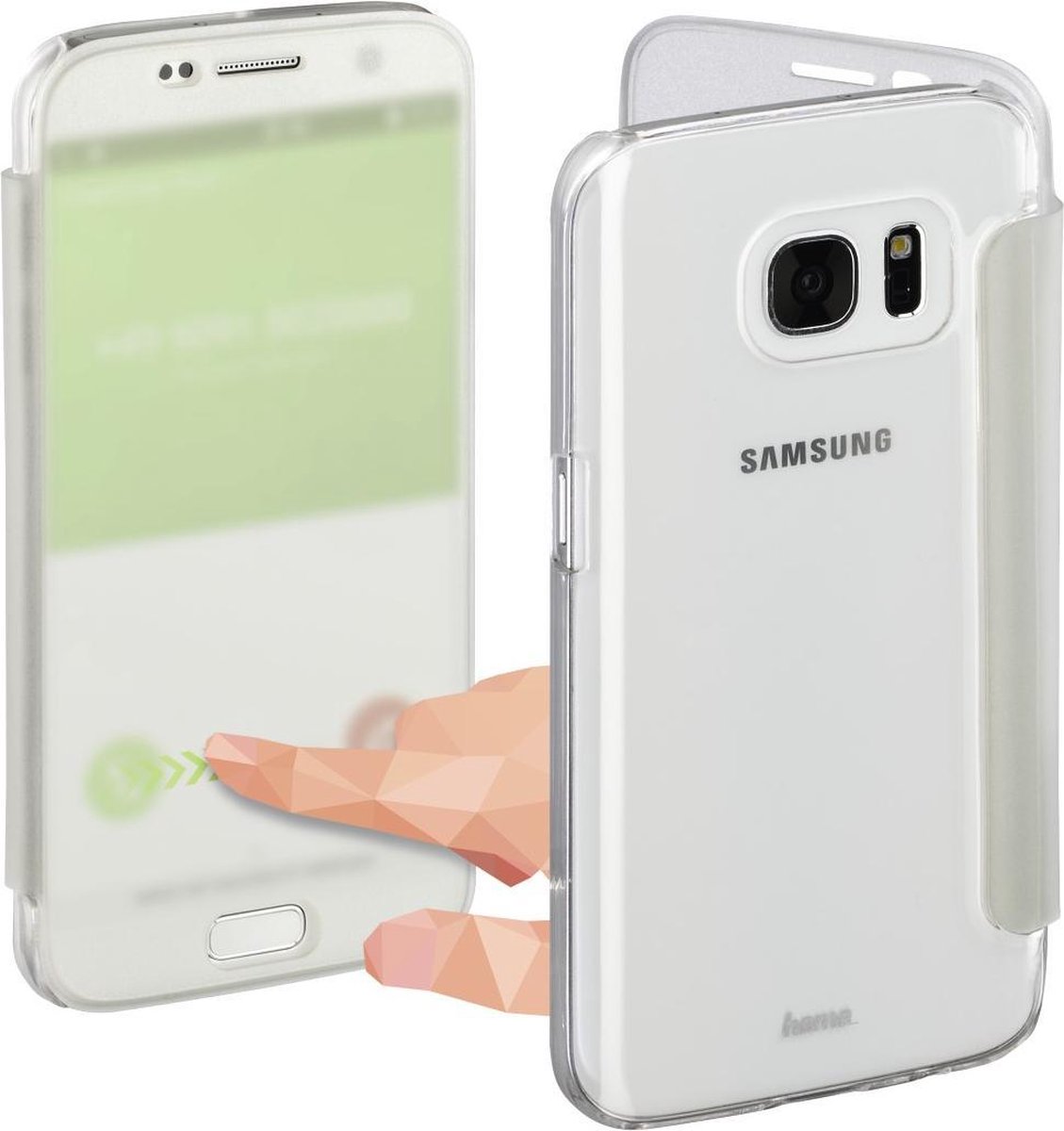 Hama Booklet View Voor Samsung Galaxy S7 Zilver
