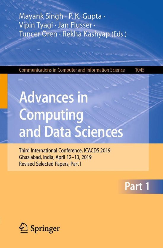 Springer Nature Proceedings Computer Science 1 - Advances in ... - cover