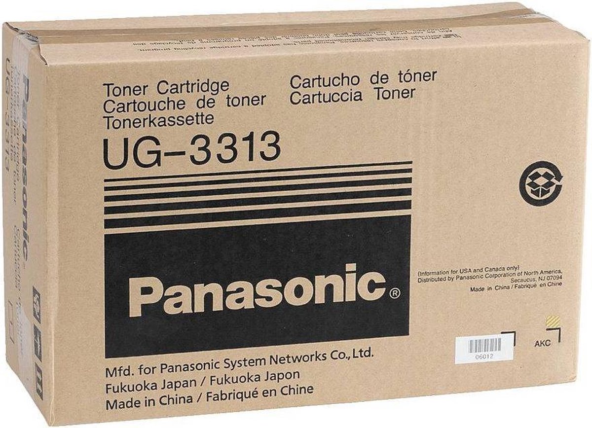 Panasonic Tonercartridge UG-3313 zwart