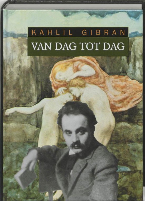 Boekomslag met schilderij van drie vrouwen en portret van Kahlil Gibran.