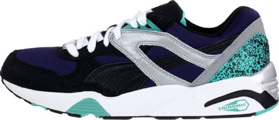 royalty lobby Elastisch Puma Trinomic R698 Sneakers Heren Zwart/blauw/groen Maat 45 | bol.com