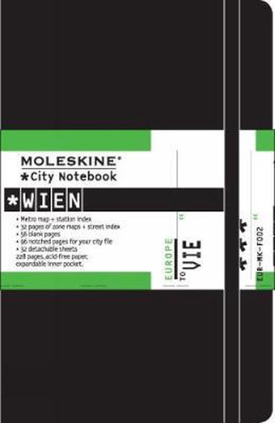 Cover van het boek 'Moleskine Europe - City Notebook Vienna' van  Moleskine
